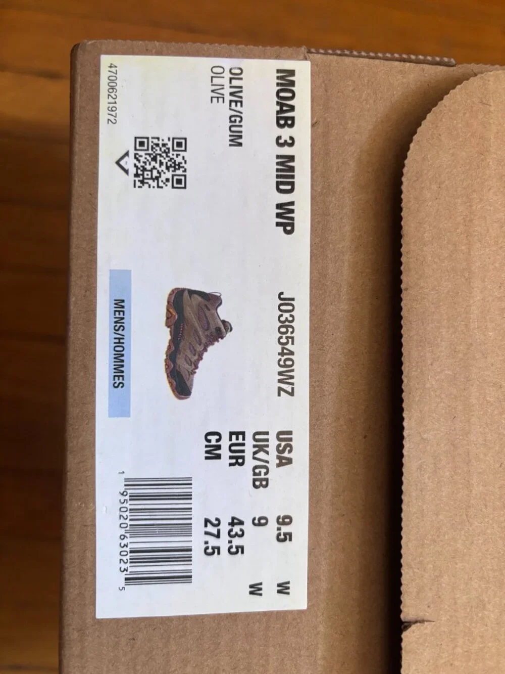 Merrell excellent used